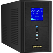  ИБП Exegate SineTower SN-1500.LCD.AVR.2SH.1C13.USB EX295982RUS (инвертор, синус, для котла) 1500VA/1200W, чистая синусоида, LCD дисплей, AVR 