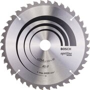  Диск пильный твёрдосплавный BOSCH 2608640443 Optiline по дереву, ДСП d254 х 30мм 40 зубьев 