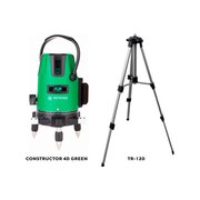  Лазерный нивелир Instrumax Constructor 4D Green (IM0140-K) со штативом 