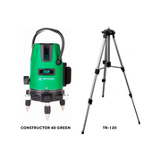  Лазерный нивелир Instrumax Constructor 4D Green (IM0140-K1) со штативом 
