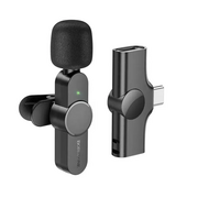  Микрофон Borofone BFK12 iPhone/Type-C черный 