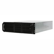  Корпус Procase RE306-D6H4-C8-48 3U server case,6x5.25+4HDD,черный,без блока питания(2U,2U-redundant),глубина 480мм,MB CEB 12"x10.5" 