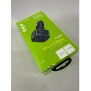  УЦ АЗУ Bluetooth FM-трансмиттер HOCO E67 Fighter QC3.0 car, black (плохая упаковка) 