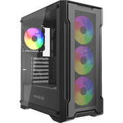  Корпус Powercase Mistral X4B (CMXB-L4), Tempered Glass, 4x 120mm FRGB Fans, чёрный, ATX 