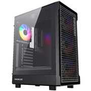  Корпус Powercase Mistral PA5B (CMOAB-L4), Tempered Glass, 4x 120mm FRGB Fans, чёрный, ATX 