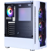  Корпус 1STPLAYER DK D4 White (D4-WH-4F1) / ATX / 4x120mm FRGB fans 