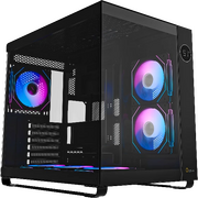  Корпус Ocypus Iota C70 BK ARGB, ATX, Type-C(3.1)*1, USB3.0*2, Bottom 3x120mm ARGB, Rear 1x120mm ARGB, MB side 2x120mm ARGB 