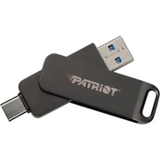  USB-флешка Patriot Rage R550 (PE32GR550DSAD) 32Gb USB 3.2 Gen 1 Swing Type-A+C black 
