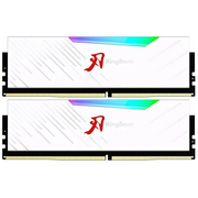  ОЗУ Kingbank KRRW series (K5.01.FLM5KM9301) 48GB (2x24Gb) 8000MHz DDR5 White Heatsink RGB / Hynix M-die CL38 (38-48-48-128) 
