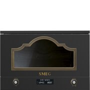  Встраиваемая микроволновая печь SMEG MP722AO Cortina антрацит 
