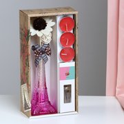  Набор подарочный "Париж": ваза,свечи,аромамасло клубника,декор, "Богатство Аромата" (4355335) 