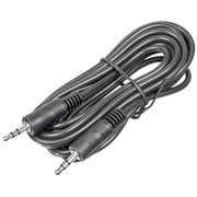  Кабель соединительный аудио Buro BAAC002-1 Jack 3.5 (m)/Jack 3.5 (m) 1м. черный 