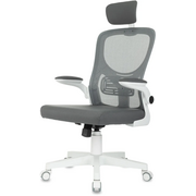  Кресло Бюрократ Aster NH-W темно-серый TW-04 Neo Grey сетка/ткань с подголов. крестов. пластик пластик белый 