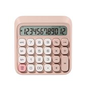  Калькулятор настольный Deli EM36 Pink розовый 