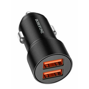  АЗУ BOROFONE BZ19B Wisdom 36W dual port QC3.0 car charger черный 
