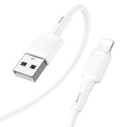  Дата-кабель HOCO X83 lightning 1м (белый) 