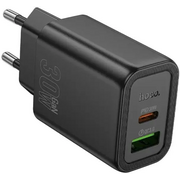  СЗУ HOCO N63 Gentle PD30W+QC3.0 charger EU black 