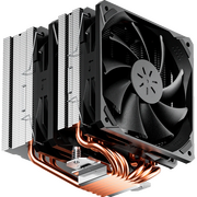  Кулер upHere D6SEK Black / 6HPx6mm, 260W TDP, dual tower, 2x120mm fans, 600-1600RPM, 68.2 CFM, 25dBA 