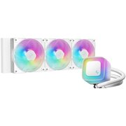  СВО DEEPCOOL LE360 WH V2 LGA1851/1700/1200/115X/AM5/AM4 (TDP 300W, ARGB Lighting, Anti-Leak edition, PWM, Triiple Fan) 