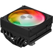  Кулер upHere H85KC6 Black ARGB / 6HPx6mm, 180W TDP, top flow, 1x120mm ARGB fan, 600-1650RPM, 68 CFM, 25dBA 