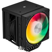  Кулер upHere UE2KC8 Black ARGB / 8HPx6mm, 280W TDP, dual tower, 2x120mm ARGB fans, 600-1650RPM, 68 CFM, 25dBA 