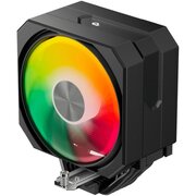  Кулер upHere UP1KC6C Black ARGB / 6HPx6mm, 250W TDP, single tower, 1x120mm ARGB fan, 600-1650RPM, 68 CFM, 25dBA 