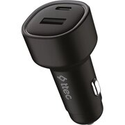  АЗУ TTEC 2CKP04S SmartCharger Duo PD 83W Car Fast Charger USB-C + USB-A Black 