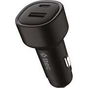  АЗУ TTEC 2CKP02S SmartCharger Duo PD 48W Car Fast Charger USB-C + USB-A Black 