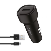  АЗУ TTEC 2CKS30CS SmartCharger 2.4A Car Charger + USB-C Cable Black 
