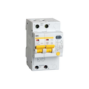  Дифавтомат IEK АД12 (MAD10-2-050-C-030) 50A тип C 4.5kA 30мА AC 2П 230В белый 