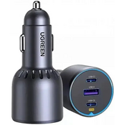  Автомобильное ЗУ UGREEN EC703 (35024) 75W 2*USB-C PD 3.0&USB-A w/o Cable Fast Car Charger Gray 