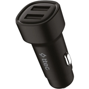  АЗУ TTEC 2CKS31DS SmartCharger Duo 3.1A Car Charger Dual USB + USB-C and Lightning Cable Black 