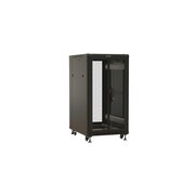  Шкаф серверный Hyperline (TTBR-2266-DD-RAL9004) напольный 22U 600x600мм 
