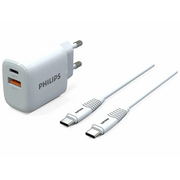  СЗУ Philips DLP2560DW/97 PD25W + кабель USB C - USB C белый 
