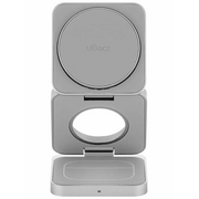  Беспроводное зарядное устройство uBear WL09SL31-ADM Balance MagSafe 25Вт серебристый 