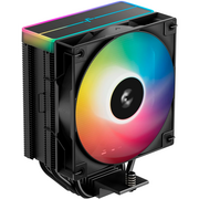  Кулер DEEPCOOL AG400 BK ARGB V2 LGA1851/1700/1200/115X/AM5/AM4 (TDP 220W, PWM, ARGB Fan 120mm, 4 тепл. трубки, черный) Ret 
