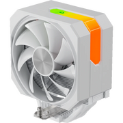  Кулер upHere UP1TC6 White / 6HPx6mm, 250W TDP, single tower, 1x120mm fan, 600-1650RPM, 68 CFM, 25dBA, ARGB cover 