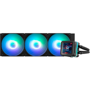  СВО Zalman Alpha2 DS A36 Black 360mm, ARGB, LCD Display, black 