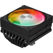  Кулер upHere H85KC8 Black ARGB / 8HPx6mm, 200W TDP, top flow, 1x120mm ARGB fan, 600-1650RPM, 68 CFM, 25dBA 