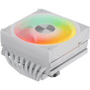  Кулер upHere H85TC8 White ARGB / 8HPx6mm, 200W TDP, top flow, 1x120mm ARGB fan, 600-1650RPM, 68 CFM, 25dBA 