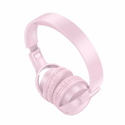  Наушники bluetooth полноразмерные BOROFONE BO32 Show BT headphones розовый 