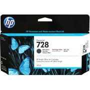  Картридж HP 3WX25A 728 130-ml Matte Black DesignJet Ink Cartridge 