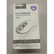  УЦ Мышь HOCO GM21 Platinum 2.4G business wireless mouse бело-серый (плохая упаковка) 