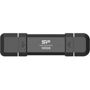  Внешний SSD Silicon Power DS72 (SP500GBUC3S72V1K), 500ГБ, черный 