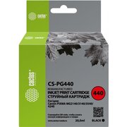  Картридж струйный Cactus CS-PG440 PG-440 черный 180стр для Canon Pixma MG2140/3140/2240/2245/3240/3540/3640/4140/4240/4250/MX374/375/394/434/454/47 