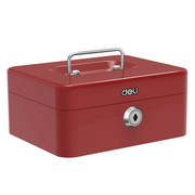  Ящик для денег Deli ET501 9x20x16 красный 