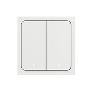  Умный беспроводной выключатель Яндекс YNDX-00535, 2 клавиши, Zigbee 