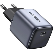  СЗУ Ugreen CD319 (25257) Nexode Mini USB-C 30W PD GaN Fast Charger EU 1M 60W cable space gray 