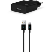  СЗУ TTEC 2SCS20CS SmartCharger Travel Charger 2.1A Type-C Cable Black 
