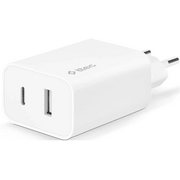  СЗУ TTEC 2SCS25B SmartCharger Duo USB-C+USB-A Travel Charger 2.4A White 